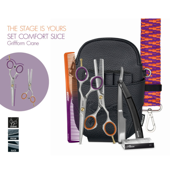 Набор ножниц Jaguar Comfort Slice Set J-82355+J-83955 в редизайне арт. J-8398