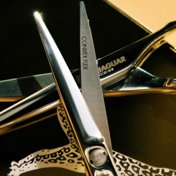 Ножницы парикмахерские Jaguar Gold Line Convex Flex, 5.5"