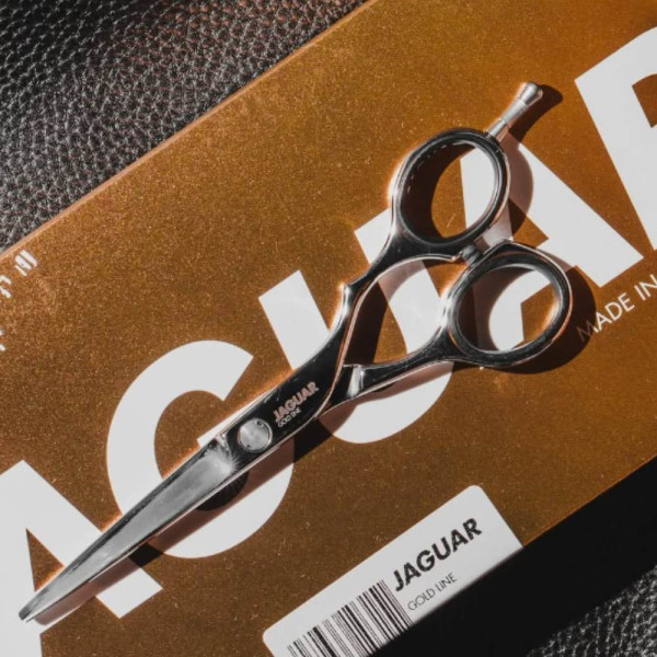 Ножницы парикмахерские Jaguar Gold Line Diamond E, 5.0"