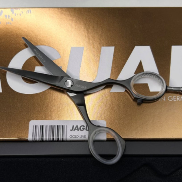 Ножницы парикмахерские Jaguar Gold Line Diamond E CF, 5.0"