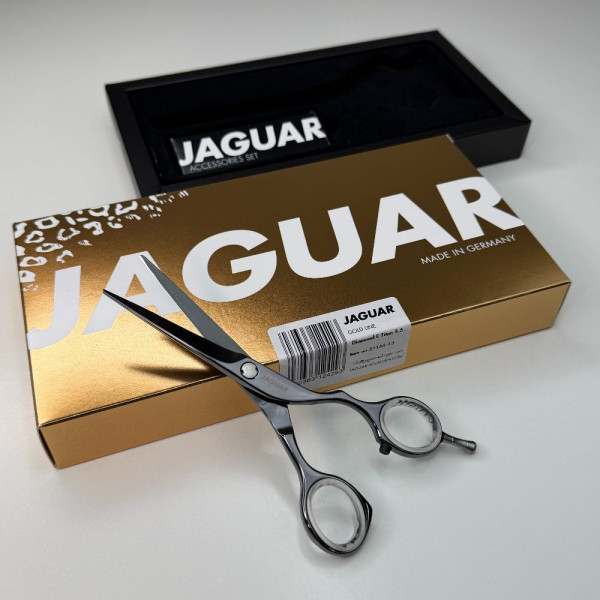 Ножницы парикмахерские Jaguar Gold Line Diamond E Titan, 5.5"
