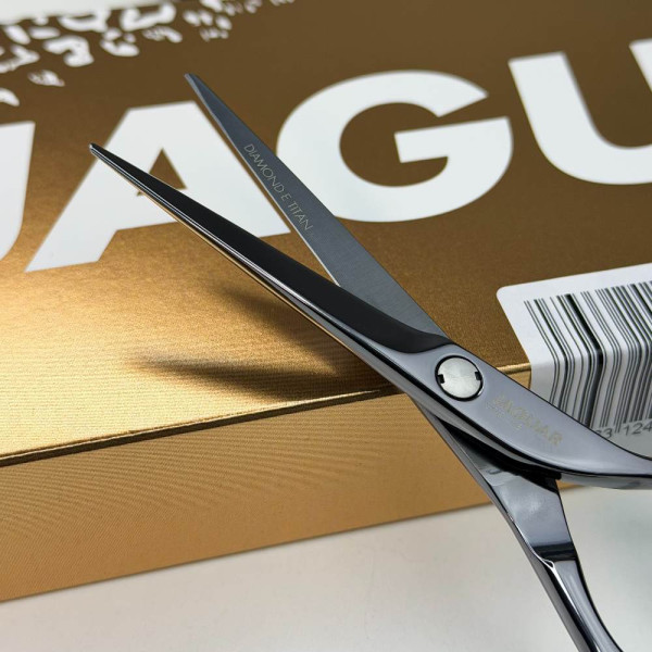 Ножницы парикмахерские Jaguar Gold Line Diamond E Titan, 5.5"