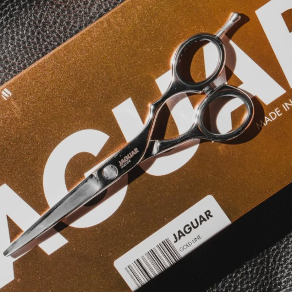 Ножницы парикмахерские Jaguar Gold Line Diamond E, 6.0"