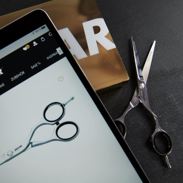 Ножницы парикмахерские Jaguar Gold Line Diamond E, 6.0"