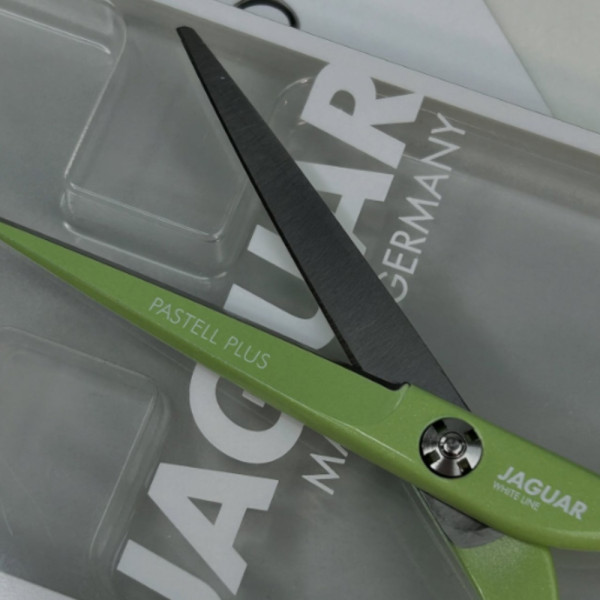 Ножницы парикмахерские Jaguar White Line Pastell Plus Matcha, 5.5"