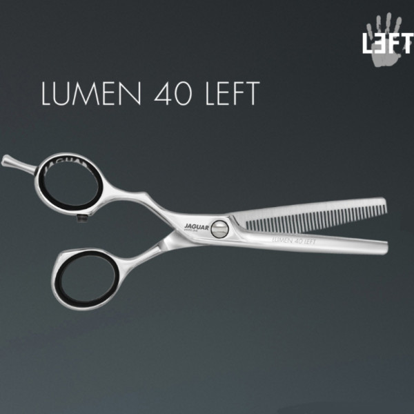 Филировочные ножницы Jaguar White Line Lumen 40, 5.25", 40 зубцов, для левшей