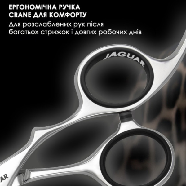 Ножницы парикмахерские Jaguar Silver Line Mira, 5.5"
