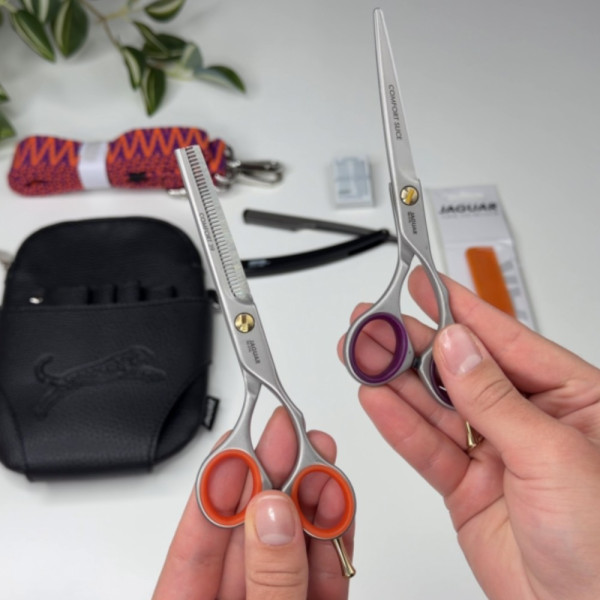 Набор ножниц Jaguar Comfort Slice Set J-82355+J-83955 в редизайне арт. J-8398